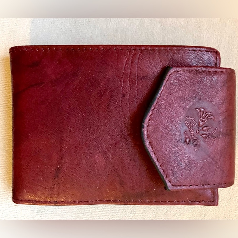 🆕 Buxton Marbled Heiress Leather Wallet